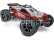 RC auto Traxxas Rustler 4WD 1:10 RTR s LED osvětlením, oranžová