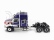 Truescale Western star 49x Truck Trasporto Container 40' Evergreen 1990 1:64 Modrá Bílá