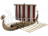 Türkmodel vikingská loď 1:87 kit