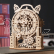 Ugears 3D dřevěné mechanické puzzle Dekorační budík