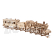 Ugears 3D dřevěné mechanické puzzle Harry Potter Bradavický expres