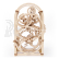 Ugears 3D dřevěné mechanické puzzle Hodinový strojek