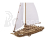 Ugears 3D Dřevěné mechanické puzzle Jachta The Ocean Beauty