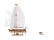 Ugears 3D dřevěné mechanické puzzle Jachta The Ocean Beauty