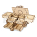 Ugears 3D dřevěné mechanické puzzle Jantarová šperkovnice