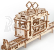 Ugears 3D dřevěné mechanické puzzle Kabinová lanovka s tratí