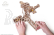 Ugears 3D dřevěné mechanické puzzle Létající stroje