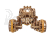 Ugears 3D dřevěné mechanické puzzle Mars Rover