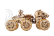 Ugears 3D dřevěné mechanické puzzle Mars Rover