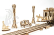 Ugears 3D dřevěné mechanické puzzle Mechanical Town tramvajová linka