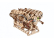 Ugears 3D dřevěné mechanické puzzle Motor V8