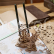 Ugears 3D dřevěné mechanické puzzle Organizér na psací potřeby