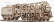 Ugears 3D dřevěné mechanické puzzle Parní lokomotiva 4-6-0 s tendrem