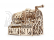 Ugears 3D dřevěné mechanické puzzle Pokladna