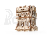 Ugears 3D dřevěné mechanické puzzle Schránka na karty