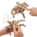 Ugears 3D dřevěné mechanické puzzle Šestinohý průzkumník (hexapod)