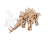 Ugears 3D dřevěné mechanické puzzle Stegosaurus