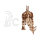 Ugears 3D dřevěné mechanické puzzle Stegosaurus
