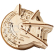 Ugears 3D dřevěné mechanické puzzle STEM křivkoměr (opisometr)