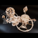 Ugears 3D dřevěné mechanické puzzle Tellurium
