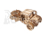 Ugears 3D dřevěné mechanické puzzle The Hot Rod Furious