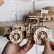 Ugears 3D dřevěné mechanické puzzle Traktor vítězí