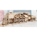 Ugears 3D dřevěné mechanické puzzle V-Express parní lokomotiva 4-6-2 s tendrem
