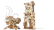 Ugears 3D dřevěné mechanické puzzle Věž Archballista