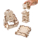 Ugears 3D dřevěné mechanické puzzle Věž pro hry s kostkami