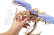 Ugears 3D dřevěné mechanické puzzle Vířící drak - poškozený obal