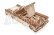 Ugears 3D dřevěné mechanické puzzle VM-05 Auto (50's convertible)