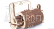 Ugears 3D dřevěné mechanické puzzle Zámek