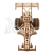 Ugears 3D dřevěné mechanické puzzle Závodní auto (dragster)