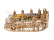 Ugears Dřevěná 3D mechanická stavebnice Harry Potter - Quidditch Pinball