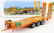 Universal hobbies Accessories Rimorchio Pe 32 - Trailer For Tractor 1:32 Ochre Green