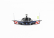 Universal hobbies Accessories Tractor Bumper - Safety Weight 800kg. 1:32 Black