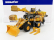 Universal hobbies Komatsu Wa600 Ruspa Gommata - Scraper Tractor 1:50 Žlutá Černá