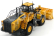 Universal hobbies Komatsu Wa600 Ruspa Gommata - Scraper Tractor 1:50 Žlutá Černá