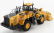 Universal hobbies Komatsu Wa600 Ruspa Gommata - Scraper Tractor 1:50 Žlutá Černá