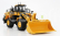 Universal hobbies Komatsu Wa600 Ruspa Gommata - Scraper Tractor 1:50 Žlutá Černá