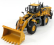 Universal hobbies Komatsu Wa600 Ruspa Gommata - Scraper Tractor 1:50 Žlutá Černá