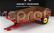 Universal hobbies Massey ferguson Mf 3ton Trailer  - Tipping Bed With Drop Sides 1:32 Red Wood