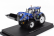 Universal hobbies New holland T5.120 Tractor With Front Scraper 2018 1:32 Modrá Černá
