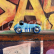 Vilac Dřevěné auto Old Sport Compet tyrkysové