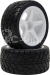 VTEC silniční kola kompletní pro 1/10 4WD Buggy zadní (2 ks)