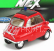 Welly BMW Isetta Feuerwehr 1955 1:18 Červená Černá