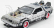 Welly De lorean Set 3 X Time Machine - Back To The Future 1 - 2 - 3 - Ritorno Al Futuro 1 - 2 - 3 1:24 Silver