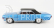 Whitebox Opel Diplomat A V8 Coupe 1965 1:24 Světle Modrá Černá