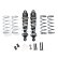 13mm Buggy hliníkové olejové tlumiče pro BX8SL, přední, délka 85mm
