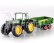 RC traktor s vlekem - ovládaný přes kabel